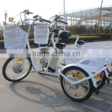 buy 3 wheel e bike with basket for older made in china