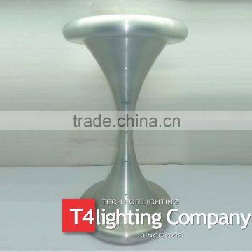 Tulip dining table base decorative bent custom metal legs