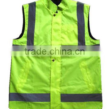 waterproof hi vis led reflective safety vest for road safety, reflecting vest with led light