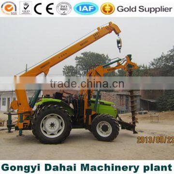 crane Bulldozer boring 3 in 1 machine with CE approved