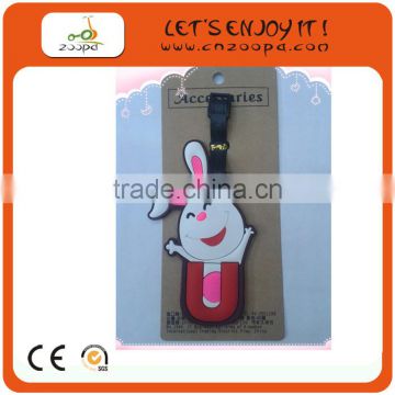 cheap waterproof custom soft rubber luggage tag