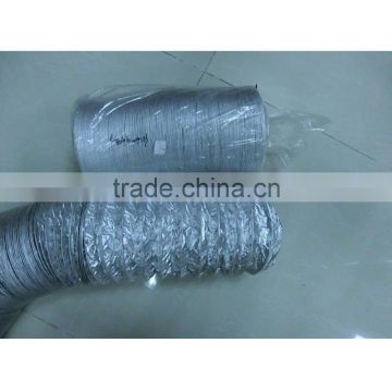 152mm inner diameter 8m flexible air blower hose aluminum foil vent pipe for CO2 laser engraver and cutter