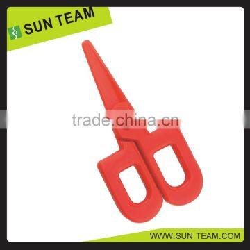 CS018 4-3/4" red plastic handle different types of children scissors