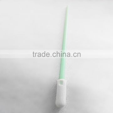 Visocose and polyester nonwoven swab