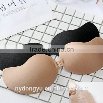 invisble women pushup silicon bra /sate two color silicon bra