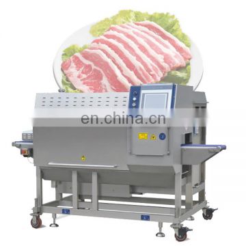Fresh Raw Pork Chops cutter fixed length meat cutting machine
