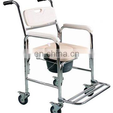 Transfer Commode Wheelchair Chair commode toilet chair Wheelchairs Portable Folding Wheelchair Commode Shower