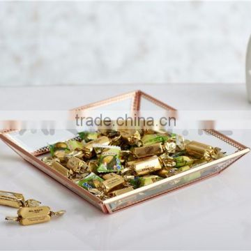 Direct Factory Price Newest Design Mirror Stainless Steel Serving Tray/metal tray                        
                                                Quality Choice