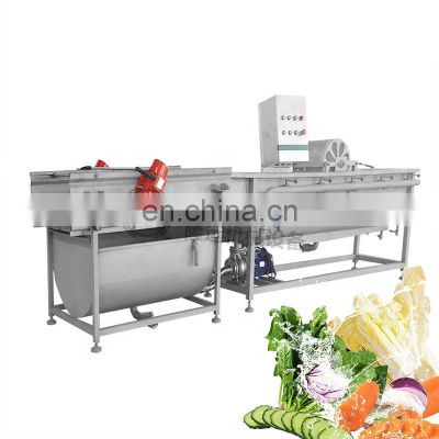 Industry Automatic Vortex Bubble Washer Fruit/ Vegetable Washer Washing Machine Line With Bubble