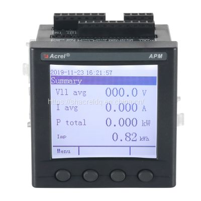 Digital Multifunction Wattmeter 3P3W 3P4W Electric Network Power Quality Analyser APM830 Smart Meter Manufacturers