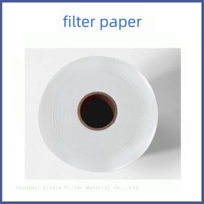 Filter paper for copper wire drawing and filtering copper powder in wire and cable factories
