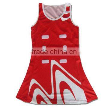 Custom made full sublimation netball uniform