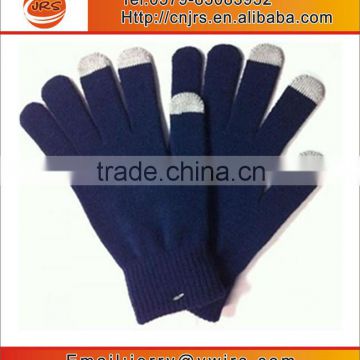 Smartphone knitting Gloves plain simple design Winter Warm high quality glove China Manufacture