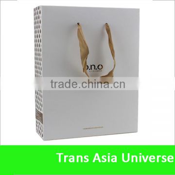 Promotional Logo Printed white paper bags