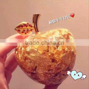 Supply gold flakes ,gold flake apples for christmas gift