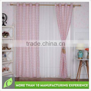 Curtain supplier Printed Bedroom use print window curtain magnets