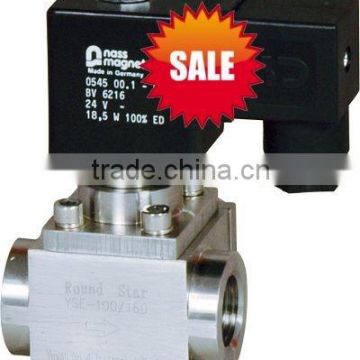 YSE-100 SS304 Nass coil High pressure solenoid valve