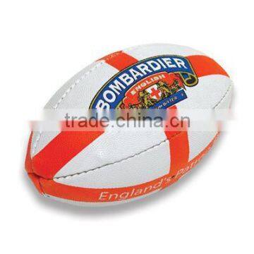 Promotional Mini Rugby Ball White And Red