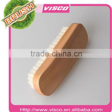 Easy cleaning clothes or shoe white pig hair brush VB9-87