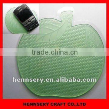 Eco-friendly apple shape PU anti slip mat