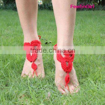 Wholesale Fancy Lovely Barefoot Sandals At Beach