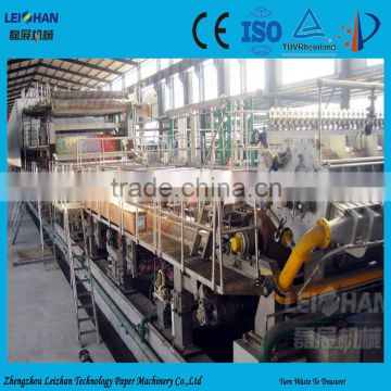 Auto guide Waste paper recycling equipment , paper carton making machine