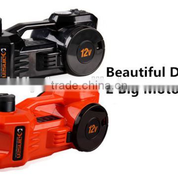 HF-EJ450 007 3TON 12V auto electric jack wtih air inflation dual-function horizontal type Electric hydraulic Bottle Floor jack