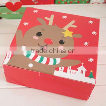 Christmas cheese mousse chiffon cheese cake box of moon cakes bake cookies packaging box