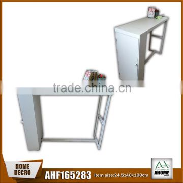Modern Style White Color Table Cabinet Special Use For Corner Design,KD Packing