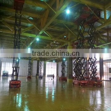 13.6m working height self-propelled hydraulic mobile scissor lift table