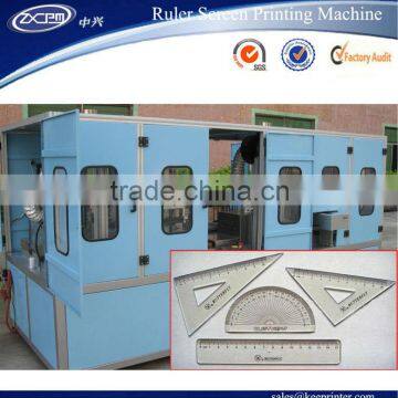 Screen printing machine for student rulers