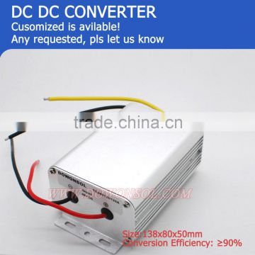 isolated 24v dc to 12v dc converter 120Wmax 10A high efficiency