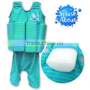 High Quality	children swimwear distributor	boys Printed Nylon Elastane UV protection taiwan kids floating swimwear