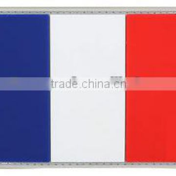rubber badge,PVC patch,France flag PVC patch