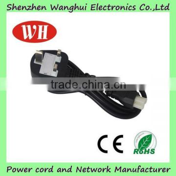 Professional manufacturer of C15 connector 3 pin bs ac power cord