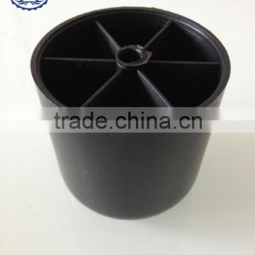 60*60mm Black round plastic furniture sofa bed feet M010