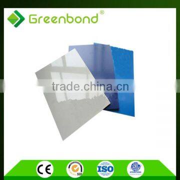 Greenbond high gloosy PE coating corrugated acm wall cladding