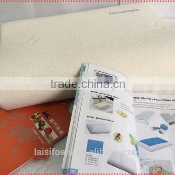 100% polyester memory foam pillow for medicated pillow LS-P-023-B latex pillow