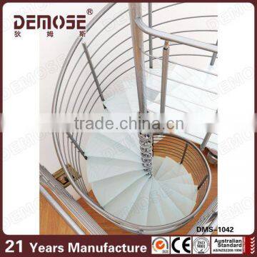 DEMOSE Prefabricated interior spiral stairs for sale