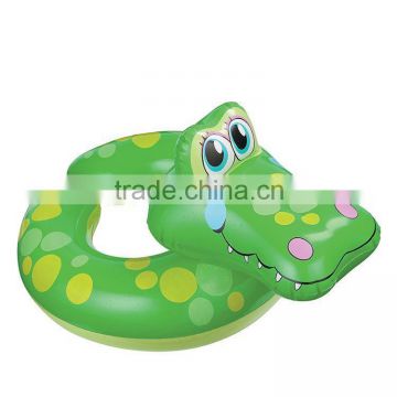 Customized crocodile head PVC Swimming Pool Inflatable Ride On Toy for kids