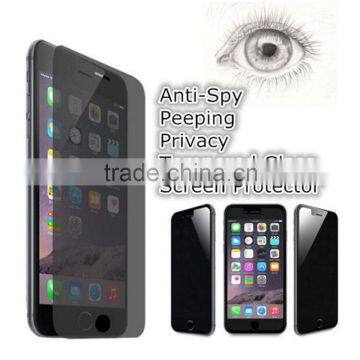 0.33mm Cell Phone 180 Degree Anti Spy Privacy Tempered Glass Screen Protector for iPhone 6 OEM service