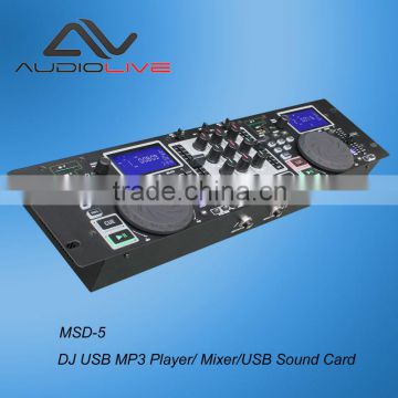 MSD-5 4channel dj mp3 mixer dj player