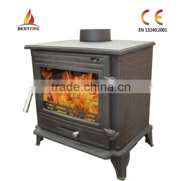 Closed Cast Iron Stove Fireplace 5KW