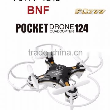 FQ777-124 BNF Pocket Drone 4CH 6Axis Gyro Quadcopter BNF without Remote Controller