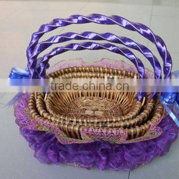 New model 2016 gift basket type bamboo basket