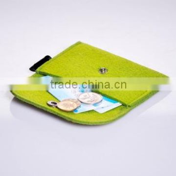 2016 customised colorful felt bag for cards