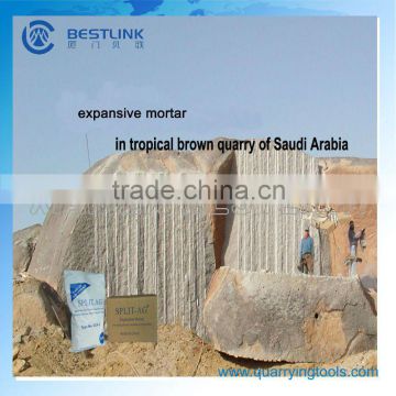 Hot sales Soundless Stone Cracking Powder widely used in India and Saudi