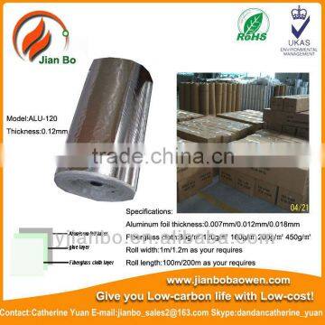 Foil-fiberglass aluminum insulation tape