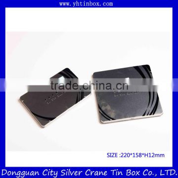 Rectangular metal tin box for color pen packaging