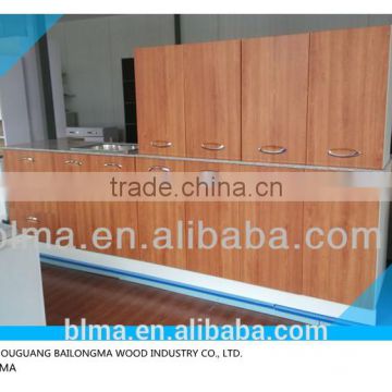 Low price PVC door kitchen cabinet